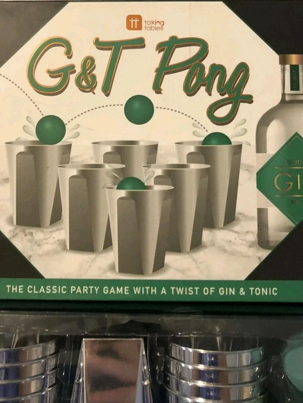 G&T Pong Party Game - Green
